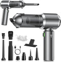 Handheld Vacuum Cleaner, 28000Pa 4 in 1 Handheld Vacuum Cordless, Brushless Motor, One-Touch Dust Removal, 3 Speeds Car Vacuum Cleaner Portable Cordless, Ideal for Office, Home, Kitchen, Car, Pet Hair