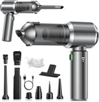 Handheld Vacuum Cleaner, 28000Pa Brushless Motor Cordless Car Vacuum Cleaner, 3-Speed Mini Hoovers with Multiple Brush Heads Hand Held Vacuum Cordless for Office, Home, Kitchen, Car, Pet Hair