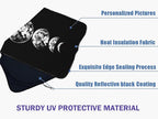Moon Phases Car Windshield Sun Shade Foldable Sunshade Front Window Cover Sun Visor Protector Accessories (59x27.5 inches)