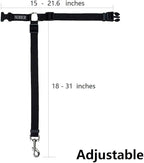 Pet Dog Cat Seat Belts, Car Headrest Restraint Adjustable Safety Leads Vehicle Seatbelt Harness 1 Pack