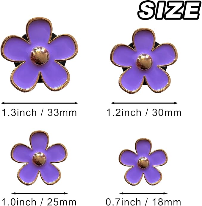 4 Pcs Metal Daisy Air Vent Clips Flower Car Air Freshener Clip Air Conditioning Outlet Clip Bling Charm Car Inter Decor Accessories for Girls Women