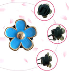 8PCS Car Daisy Flower Air Vent Clip, Cute Auto Outlet Air Conditioning Clip, Sweet Girly Vehicle Fresheners Gift for Women Girls, Car Interior Decor Universal Fit（Blue）