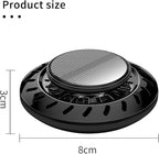 Kwak's Car Air Freshener,Rotating Solar Aromatherapy Essential Oil Diffuser Scent Car Decoration Automotive Interior Accessories (Black)