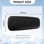 2PCS Car Arm Rest Cushion for Elbow,Soft Leather Car Door Armrest Pad with One-Piece Molding for Comfortable Support,Universal Cars Knee Cushion as Cars Arm Rest Cover Pad