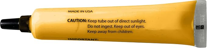 Sherco-Auto Yellow Torque Seal - Tamper Proof Cross Check Repair & Maintenance Warranty Torque Marker - 1.8 Oz Squeeze Tube Indicator for Bolts & Fasteners - Made in USA