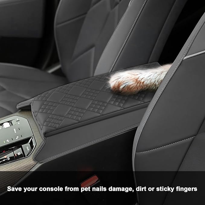SXCY for 2025 2026 BMW X3 Armrest Cover Pad for 2025 2026 BMW X3 (30 / M50 xDrive) Accessories 2025 2026 X3 Center Console Cover 2025 2026 X3 Middle Console Cover Add Soft Cotton Cushion (Added-Pad)