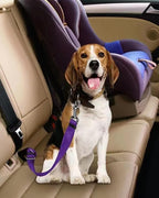 Dog Seat Belts 2 Pack Dog Car Seat Belts Adjustable Seat Belt for Car, Dog Seatbelt, Seat Belt for Dogs in Car Pet Seat Belts for Dogs, Cats and Pets(Black Pink)