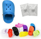 Cute Car Air Freshener, 1 Pack Shoe Shape Car Vent Clip with 2 PCS Refills Solid Fragrance Replacement Pads - Car Decor with Blue Perfume Clip - Interior Accessories for Men/Women