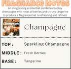 Car Air Freshener | Champagne Toast Scent Car Fresheners for Women & Men | Long Lasting Fragrance Car Scents | Air Diffuser with Car Vent Clip (2 Pack)