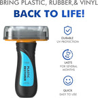 Plastic Restorer for Cars Resists Water, UV Rays, Dirt, Automobile Ceramic Coating Plastic Trim Restore with Handle Applicator, Not a Dressing, Highly Concentrated, 100ml