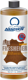 Nanoskin Concentrated Air Freshener – LEATHER - Emits Fragrant Scent with Odor Eliminator into The Air to Freshen Interior | Adjustable Dilution up to 9:1 | For Automotive, Home, Office & More