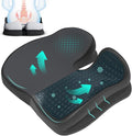 Seat Cushions for Office Chairs Wheelchair Cushion for Long Sitting Back Pain，Memory Foam Seat Car Computer Desk Chair Cushion，Coccyx Cushion for Tailbone Pain Relief Cushion Office Chair Charcoal