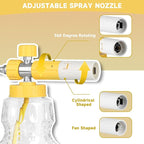 Foam Cannon for Pressure Washer, Professional Transparent Snow Foam Lance for Car Wash, Heavy Duty Car Foam Blaster with 1/4" Quick Release, Stainless Steel Filter, 4000PSI
