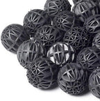 Aquacity Filter Media Replacement Kit - Activated Charcoal Pellet Carbon, Bio Ceramic Rings, Bio Balls for Aquarium Fish Pond Tank (3 Sets)