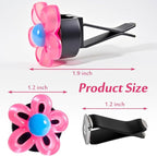 6Pcs Flower Air Vent Clip Car Accessories Air Freshener Dashboard Accessories Charm Car Inter Decor