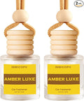 Car Air Freshener Diffuser Hanging, Amber Luxe Fragrance Oil
