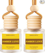 Car Air Freshener Diffuser Hanging, Amber Luxe Fragrance Oil