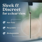Enviroscent Non-Toxic* Car Air Freshener Auto Stix® - Scents Made Safer - Enjoy Fragrance Lasts Up to 480 Days - Includes Auto Stix® Diffusers & Elastic Loops - Coastal Storm & Teakwood (Pack of 8)