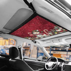 Snowman Candy Car Roof Storage Bag Car Seat Back Hanging Bag Premium Car Seat Organizer Inner Car Accessories Compatible with Most Vehicles