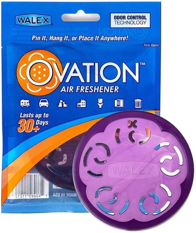 WALEX OVAASST Portable Ovation Air Freshener - Assorted Scents, 24 Pack