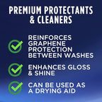 303 Products Graphene Detailer Spray, Enhances Gloss & Protection on Existing Coating, Sealants & Waxes, UV Protectant, Drying Aid, Add Ceramic Graphene Protection, Waterless Car Detailing Spray, 24oz