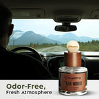 Car Air Freshener - Long Lasting Aromatherapy Essential Oil Diffuser - Car Cup Holder Accessories for Men & Women - Non Toxic Air Freshener - Teakwood Scent Diffuser 1.69 FL OZ/50ML