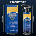 Advanced Car Quick-acting Coating Agent Spray, Upgrade Car Coating Spray, Quick Effect Coating Agent, Quickly Coat Car Wax, Polish Sprays Waterless Wash Wax, Oil Film Emulsion Glass Cleaner (1Pc)