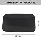 Stylish Car Center Console Cover,PU Leather Car Armrest Cover Prevent Scratches on Center Console,Universal Car Armrest Cushion Car Accessories Interior for Car SUV Truck (Black)