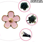 4 Pcs Metal Daisy Air Vent Clips Flower Car Air Freshener Clip Air Conditioning Outlet Clip Bling Charm Car Inter Decor Accessories for Girls Women