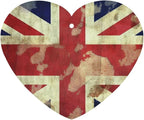 6 Pcs Car Air Fresheners Hanging Scented Cards for Car Fresheners Vintage Union Jack British Flag Car Aromatherapy Tablets Funny Hanging Air Freshener for Car Rearview Mirror Pendant