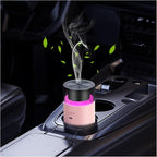 HODEMI Cordless Diffuser for Essential Oil,Portable Cool Mist Aromatherapy Car Diffuser,Built-in 3000mAH Rechargeable Battery,4/8 Timer Modes, Auto On/Off with Car,for Home,Office,Travel (Pink)