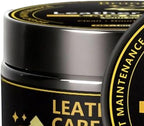 Leather Protection Cream, Cleaning Stain Removal Balm, Leather Cleaner and Conditioner for Seats Sofas Bags Car Vehicle Indoor Outdoor Garage Use