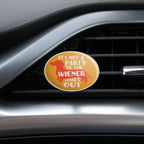 It's Not a Party til Wiener Comes Out Dachshund Dog Funny Car Air Freshener Vent Clip