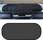 Car Rear Window Sunshade with Suction Cup, Sun UV Rays Protection for Car Back Window, Sunlight Shield Blocker Mesh Cover for Rear Facing Seats, car Accessories for Baby, Pets, Children （39"x19"/Rear）