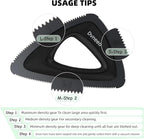 Pet Hair Removal Tool, Carpet Dog Hair Remover for Car Interior- Rapid Removal, Durable & Ergonomic, for Car Mats, Couch, Furniture, Carpets (Black)