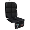 Meolsaek Car Seat Protector for Child Car Seat, Durable 600D Fabric Waterproof Car Seat Cover with Thick Pad Non-Slip Backing，No Imprints (Thicker Black-1pc)