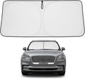 Proadsy Windshield Sun Shade for Lincoln Aviator 2020-2025 2026 4-Layer Foldable Front Sunshade Protector Sun Visor Blocks UV Rays Keep Car Cooler
