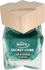 Tasotti Car Air Freshener, Luxury Perfume for Car and Home, Long-Lasting Air Freshener and Odor Eliminator, Secret Cube Collection (Exotic Cocos)
