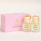 Hanging Car Air Freshener, Long Lasting Scent, Cute Air Fresheners for Women, 2 Pack Non-Toxic Essential Oil Diffuser, Made in USA