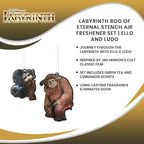 Labyrinth Bog of Eternal Stench Air Freshener Set, Ello and Ludo | Green Tea and Cinnamon Scents Provide Long-Lasting Fragrance | Odor Eliminator for a Clean Room, Car, Office | Novelty '80s Gifts