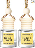 Hanging Car Air Freshener, Long Lasting Essential Oil Diffuser, Non-Toxic New Car Scent, Cute Car Fresheners for Women, 2 Pack Made in USA