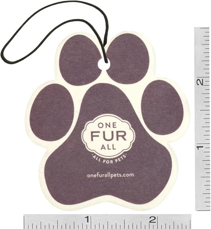 One Fur All Pet House Car Air Freshener - Fresh Citrus/Ruby Red Grapefruit Pack of 4 - Non-toxic Car Air Freshener - Pet-Friendly Air Freshener For Small Spaces & Car - Odor Eliminating Air Freshener