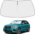 Proadsy Windshield Sun Shade for BMW X5 2014-2018 Accessories Custom Fit M Sport xLine SUV 4-Layer Foldable Front Sunshade Protector Sun Visor Blocks UV Rays Keep Car Cooler