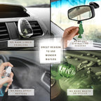 Wonder Wafers 40 Pack Car Air Fresheners- 8 Scent Bundle Variety Pack: Nu Car, Clean Car, New Leather, Wild Cherry, Black Royale, Pina Colada, Fresh 'n Clean, Baby Powder, 5 Individually Wrapped each