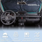 Blue Dragon Car Windshield Sun Shade Animal Red Dragon Heatshield Front Window Car Sun Shade Windshield Blocks UV Rays Sun Visor Protector for Car Sedan Truck SUV Accessories 59" L x 31.5" W