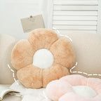 4 Pack Plush Flower Car Headrest Pillow and Lumbar Support Pillow Soft Comfortable Car Headrest Pillow Cute Car Accessories for Car Driving Cute Neck Pillows for Driving Car Decor