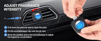 Car Air Freshener (Ocean) Natural Car Air Freshener, Essential Oil Diffuser, Car Scent Lasting Over 90 Days 3 Packs
