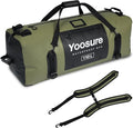 Waterproof Duffel Bag 110L - Marine Dry Bag with 700D PVC & Airtight Zipper, Extra Large Duffle Bag for Camping, Rafting, Kayaking, Boating, Car Roof Storage (Green)