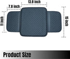 KAELTHAS Comfortable Car Center Console Cushion Armrest Dog Cat Paws Protect Cover Non-Slip with 2 Storage Bags for Cars SUVs CUVs Interior Accessories (Black, Extra Large)