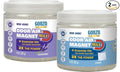 Gonzo Odor Air Magnet Max Gel Odor Eliminator (2 PACK) For Car, Closet, Trash & Pet Areas, Smoke Odors - Lavender and Linen Scent, 14 oz Jars, Blue